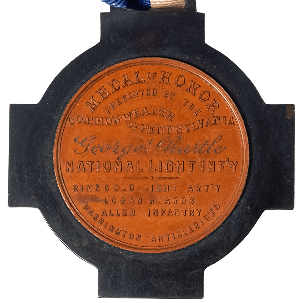 1861 Pennsylvania 1st Defenders Medal of Honor Gold & Silver Pawn Shop