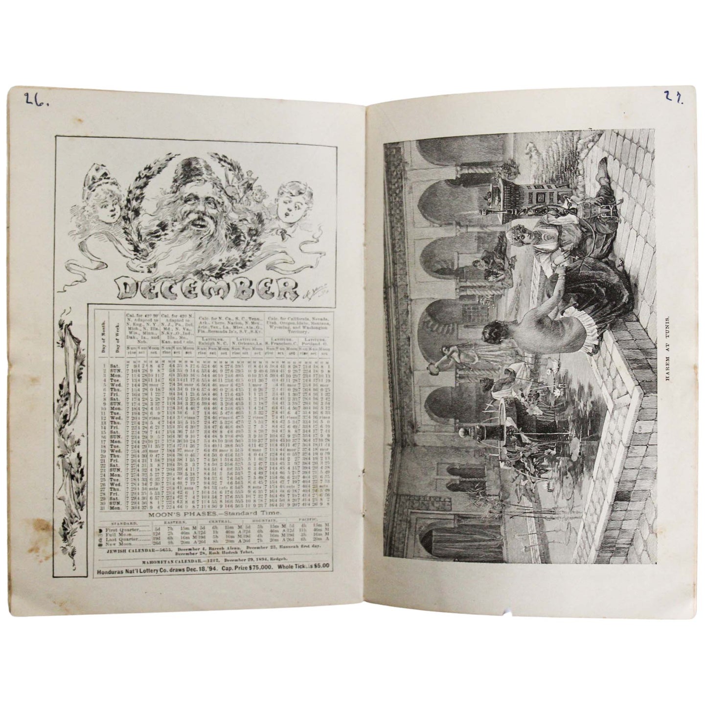 1894 Capital Almanac Book