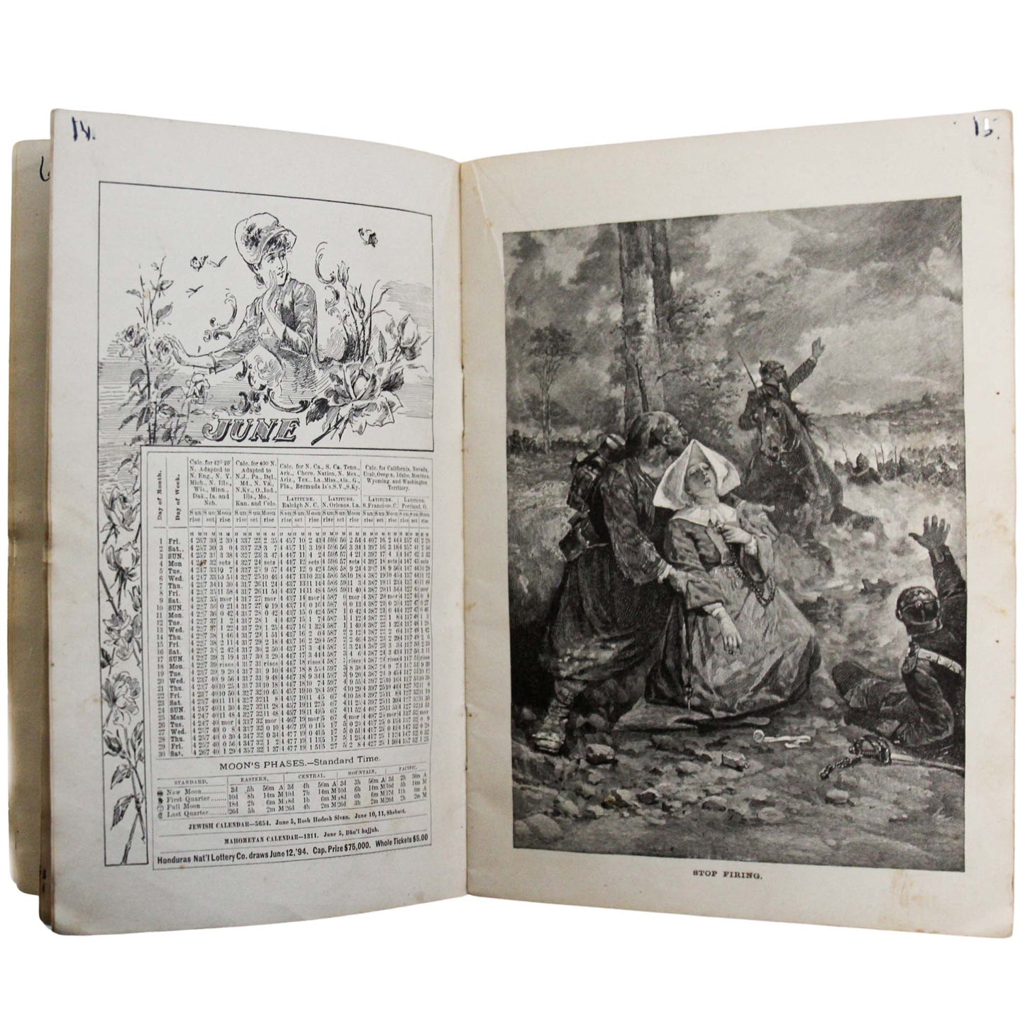 1894 Capital Almanac Book