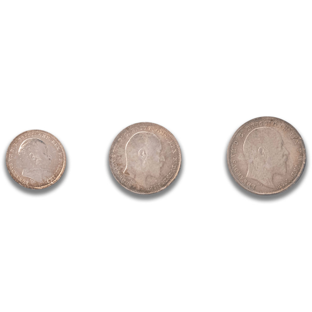 1902 Great Britain King Edward VII Royal Maundy 4-Coin Sterling Silver Set
Gold & Silver Pawn Shop