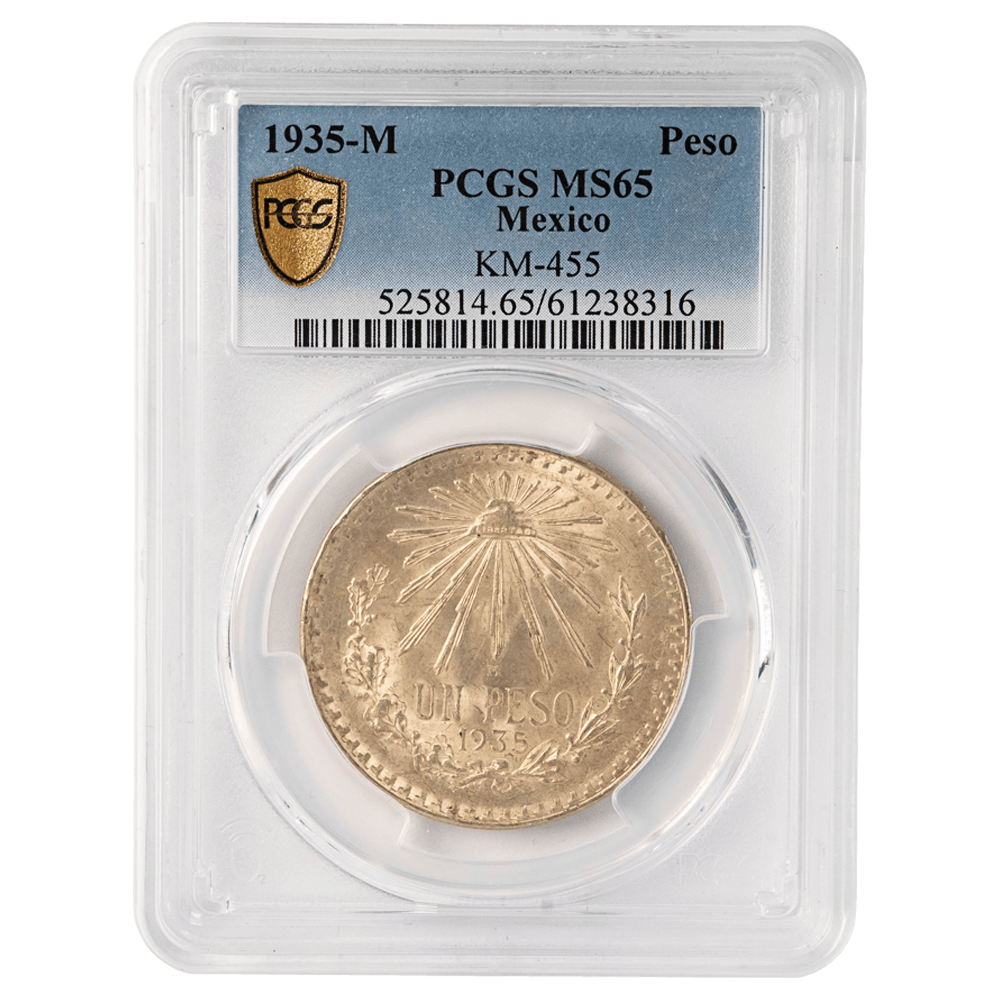 1935-M Mexico Peso PCGS MS65
Gold & Silver Pawn Shop