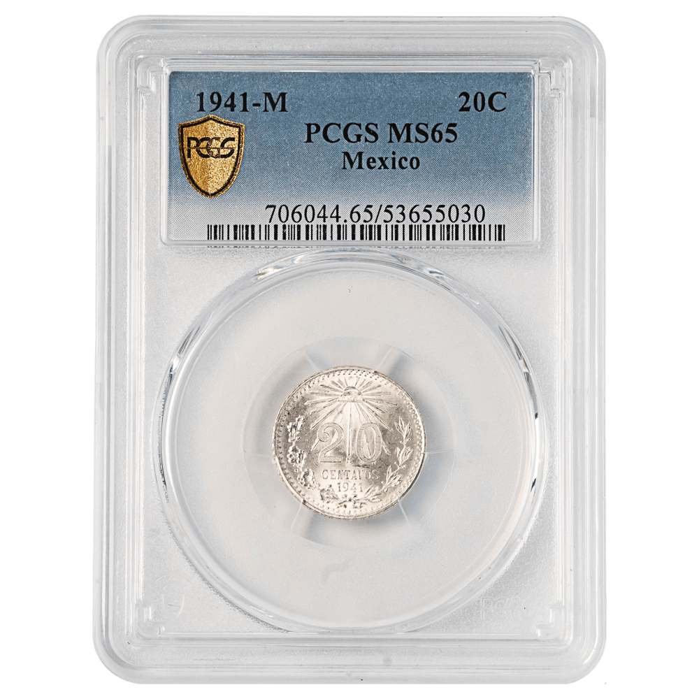 1941-M Mexico 20 Centavos MS65 PCGS
Gold & Silver Pawn Shop