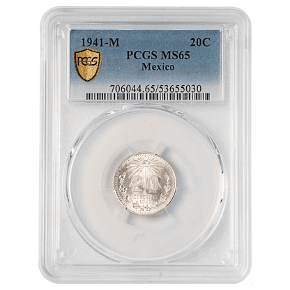 1941-M Mexico 20 Centavos MS65 PCGS
Gold & Silver Pawn Shop