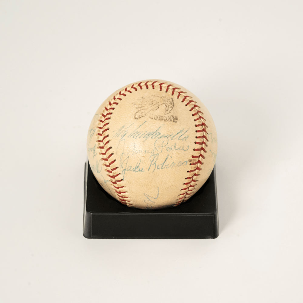 1954 Jackie Robinson, Roy Campanella + Multi-Signed Baseball G S Pawn
