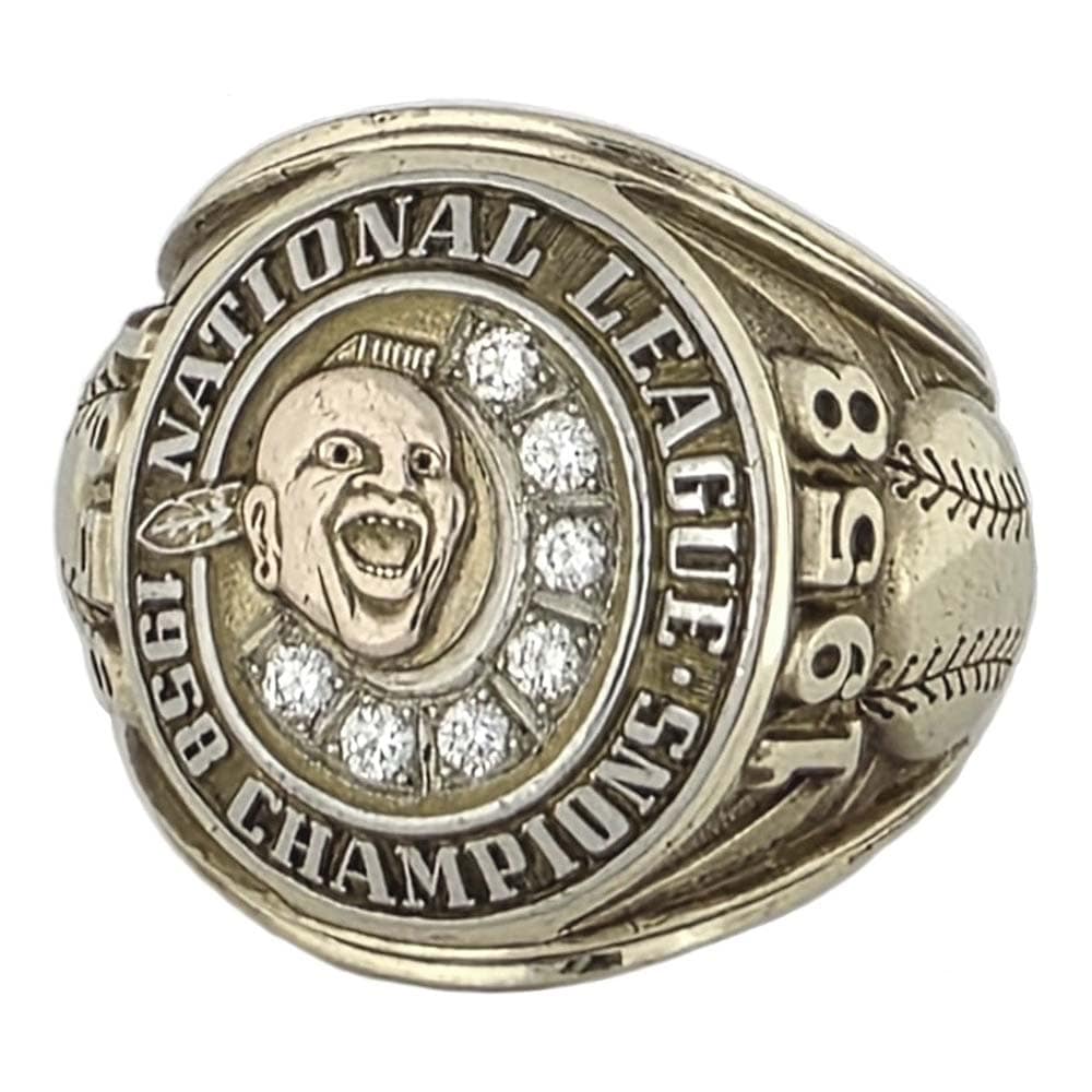 1958 Milwaukee Braves NL Championship Ring Gold & Silver Pawn Shop