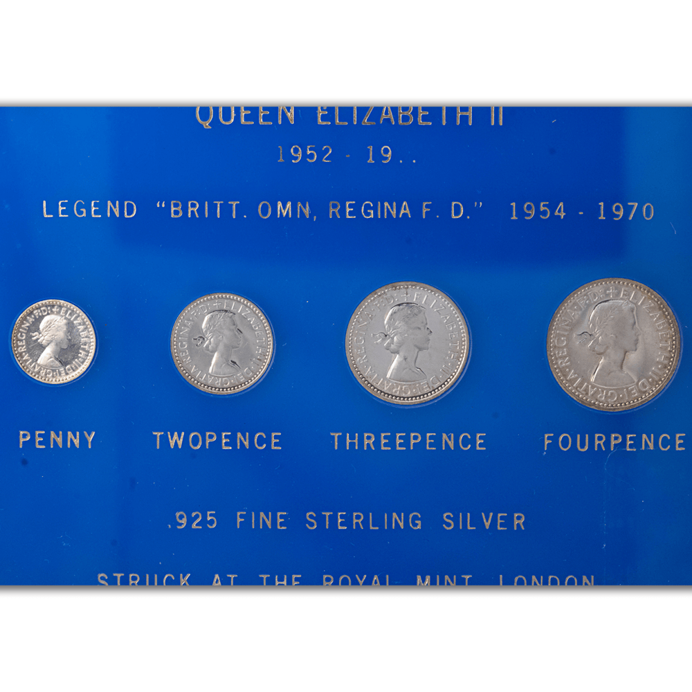 1959 Great Britain Queen Elizabeth II Royal Maundy 4-Coin Sterling Silver Set
Gold & Silver Pawn Shop