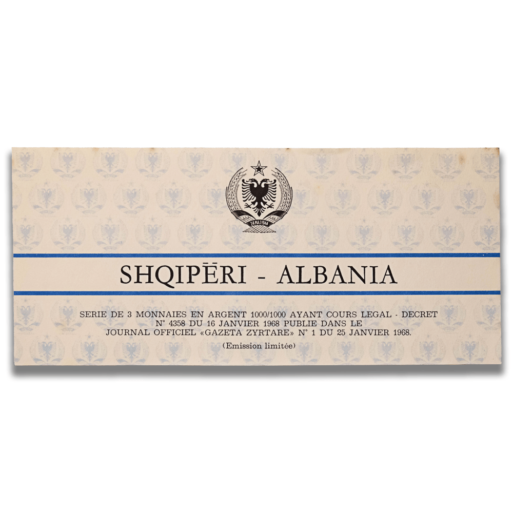 1970 Albania 3-Coin .999 Fine Silver Set
Gold & Silver Pawn Shop