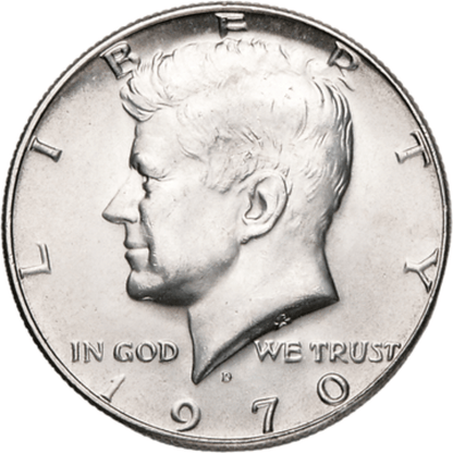 1970 D Kennedy Half Dollar Gold & Silver Pawn Shop
