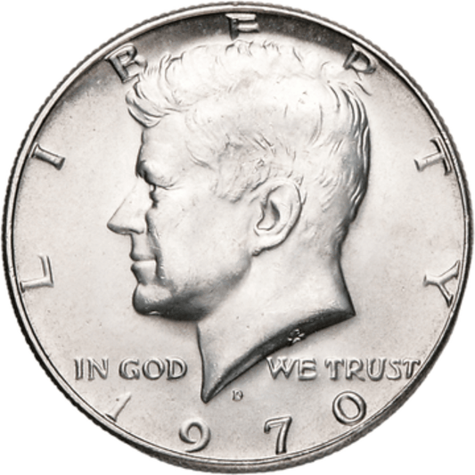 1970 D Kennedy Half Dollar Gold & Silver Pawn Shop