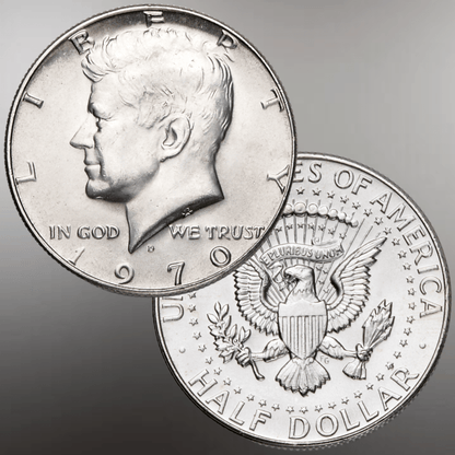 1970 D Kennedy Half Dollar Gold & Silver Pawn Shop