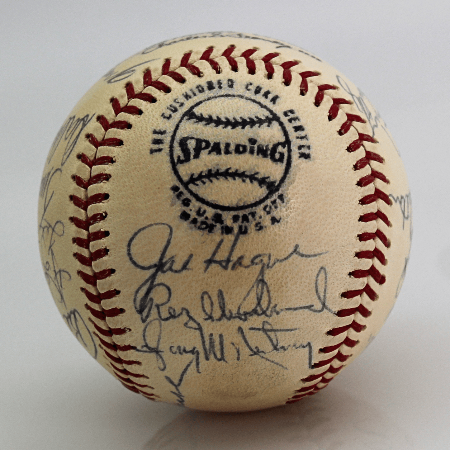 1971 St Louis Cards Team Signed Baseball Right