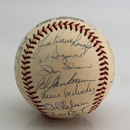 1971 St Louis Cards Team Signed Baseball Left