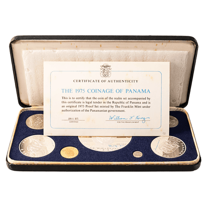 1975 Republic of Panama 9-Coin Proof Set
Gold & Silver Pawn Shop