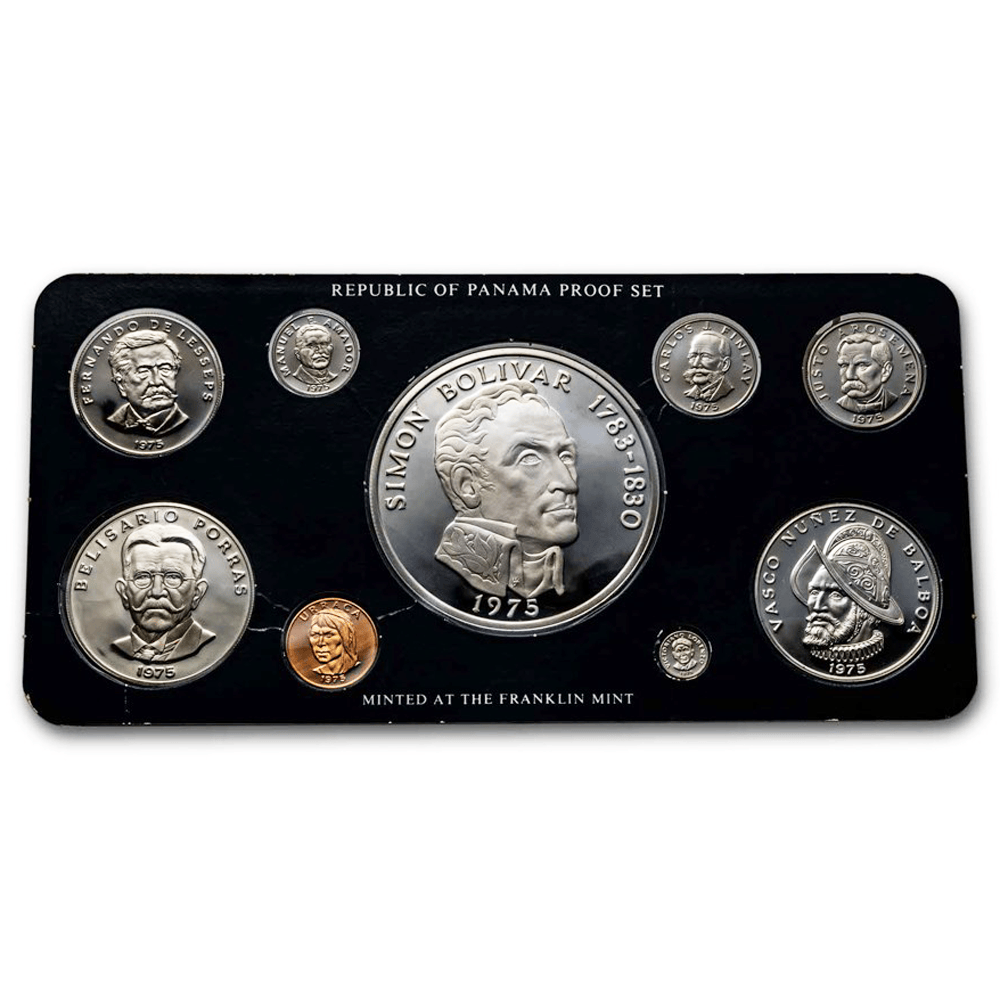 1975 Republic of Panama 9-Coin Proof Set
Gold & Silver Pawn Shop