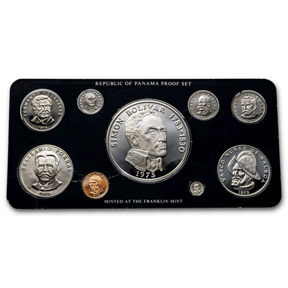 1975 Republic of Panama 9-Coin Proof Set
Gold & Silver Pawn Shop