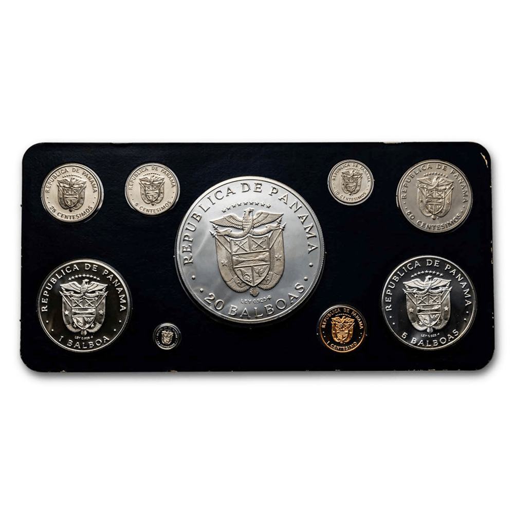 1975 Republic of Panama 9-Coin Proof Set
Gold & Silver Pawn Shop