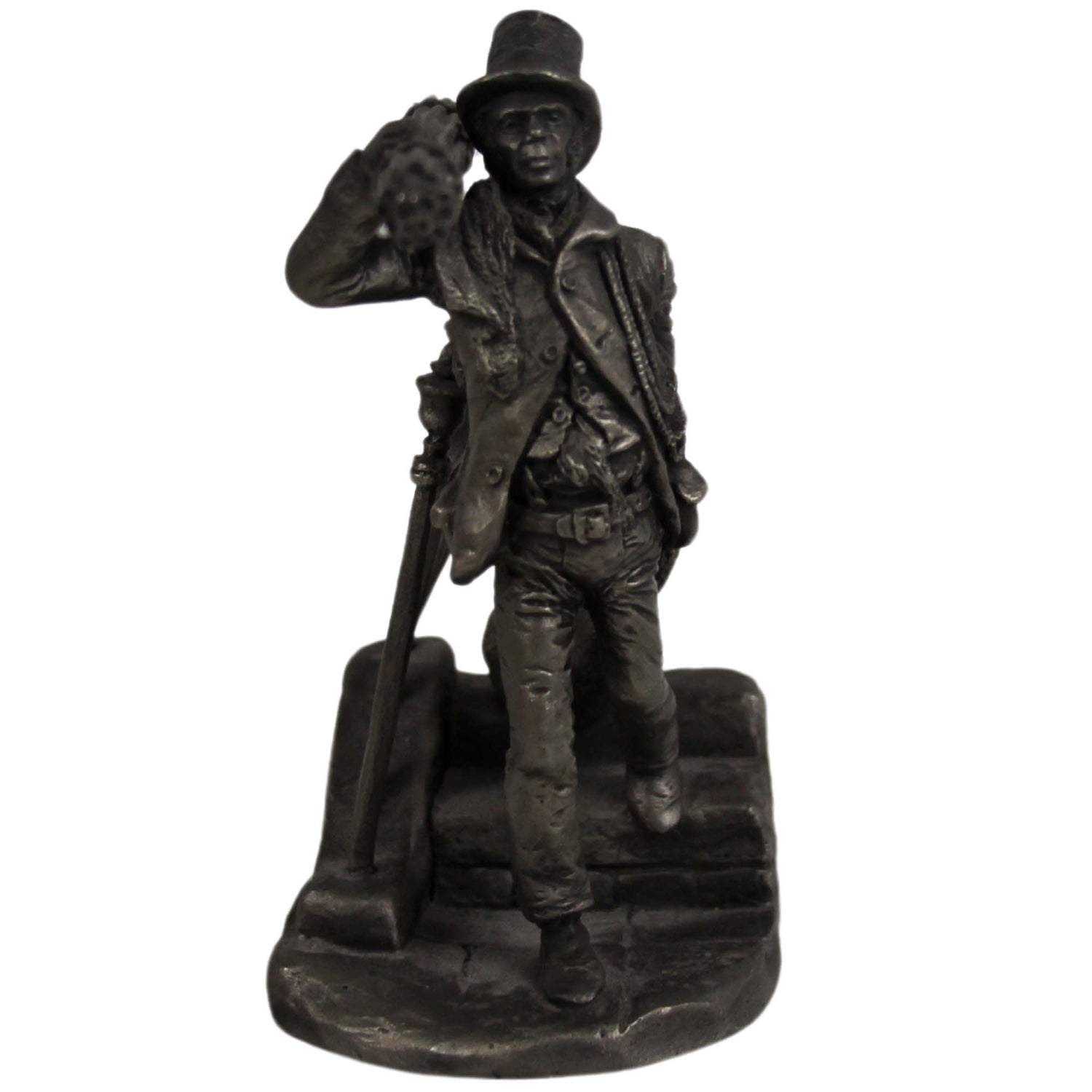 1977 Franklin Mint The Chimney Sweep Statue ZOOM