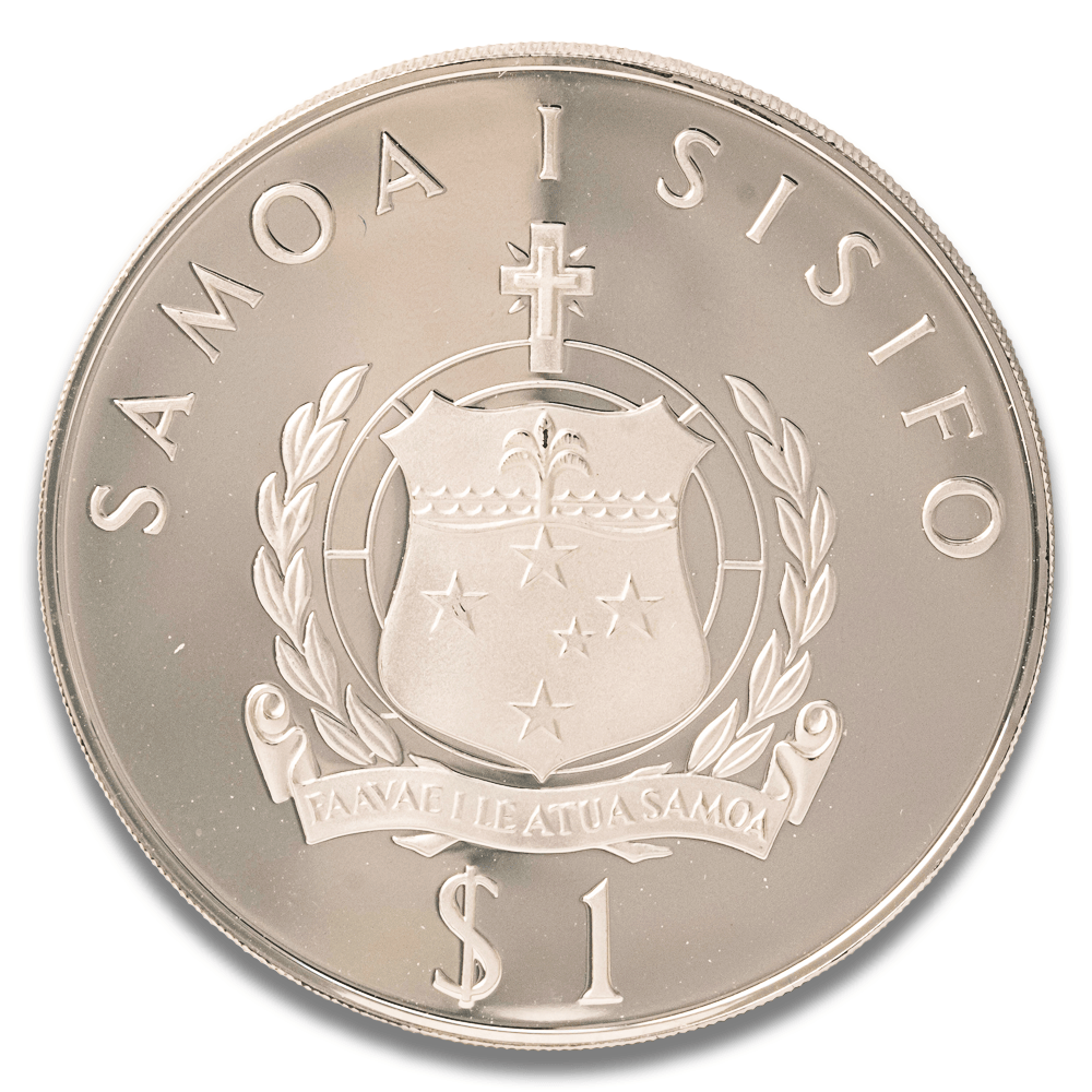 1978 Samoa $1 Charles Kingsford Smith First Pacific Flight 50th Anniversary Proof Coin Gold & Silver Pawn Shop