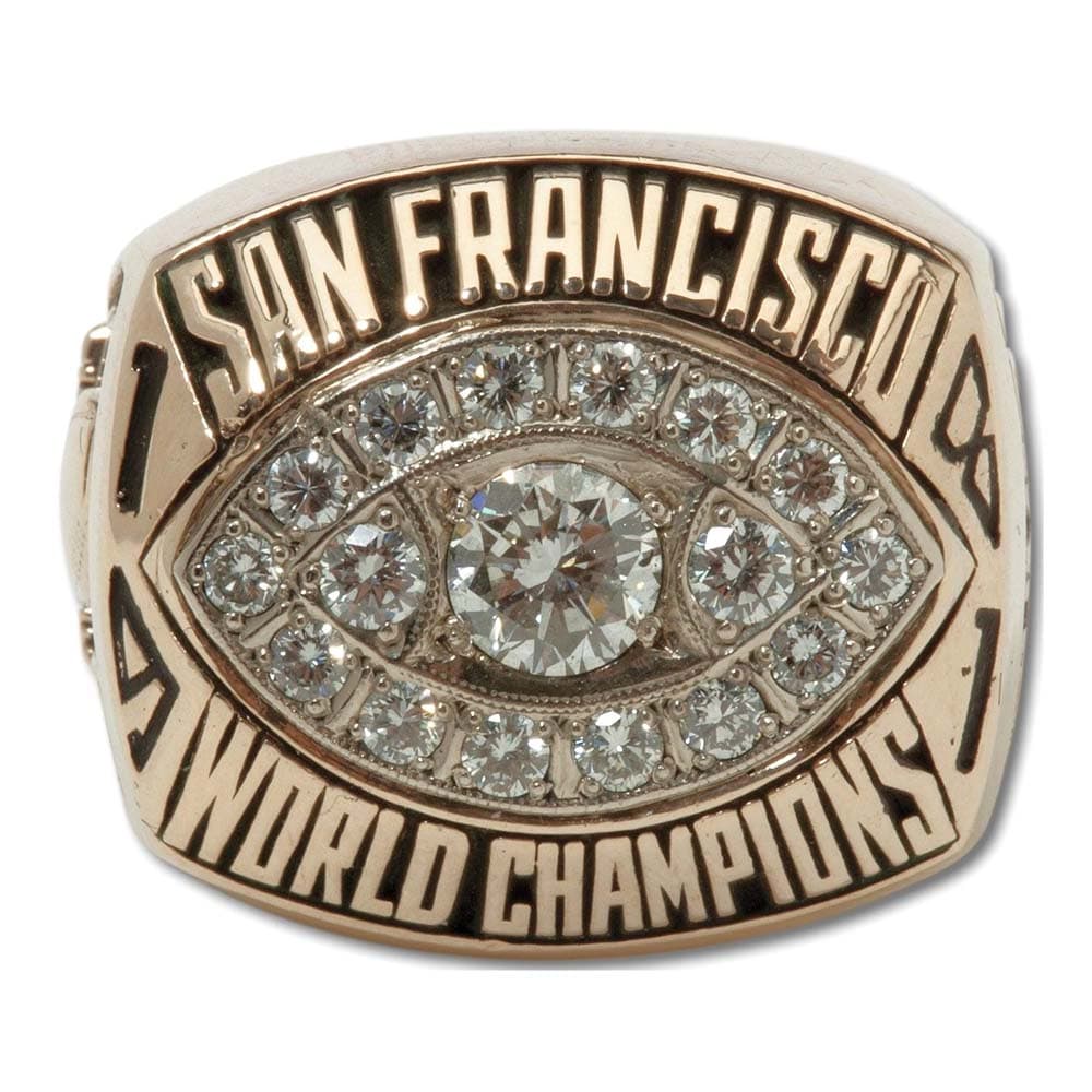 1981 San Francisco 49'ers Super Bowl Ring Gold & Silver Pawn Shop