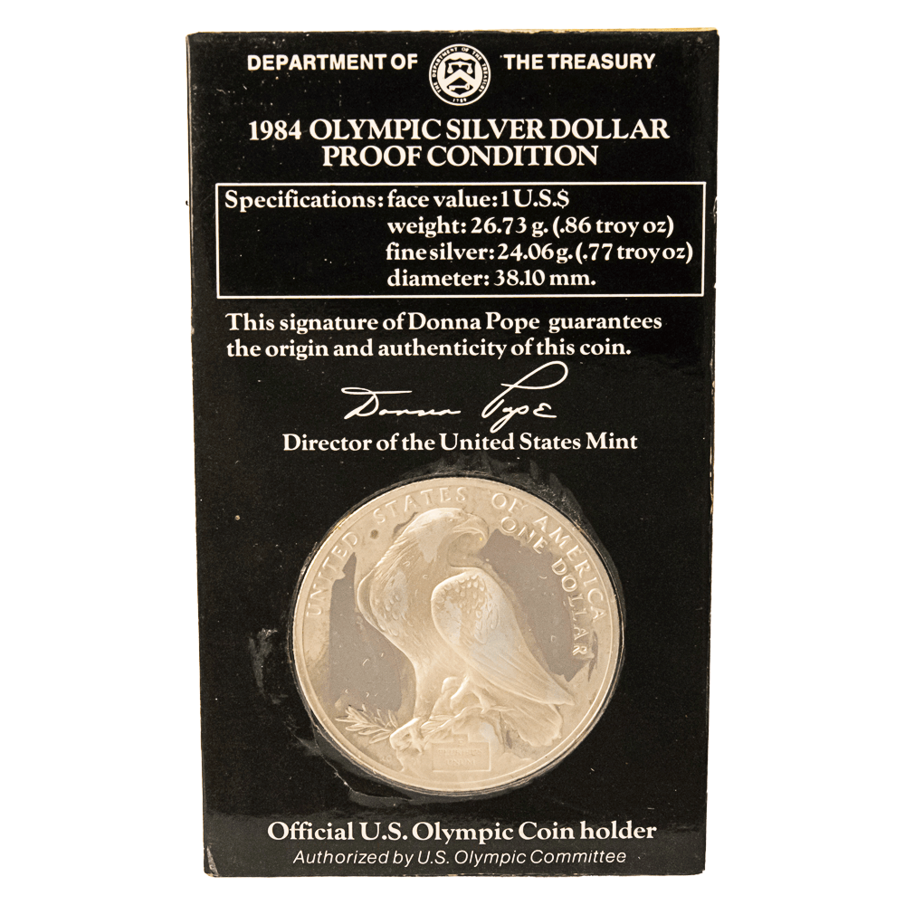 1984-S Los Angeles Olympic Silver Dollar Proof Coin
Gold & Silver Pawn Shop