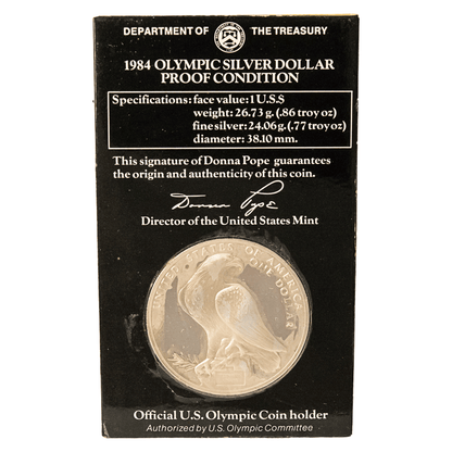 1984-S Los Angeles Olympic Silver Dollar Proof Coin
Gold & Silver Pawn Shop