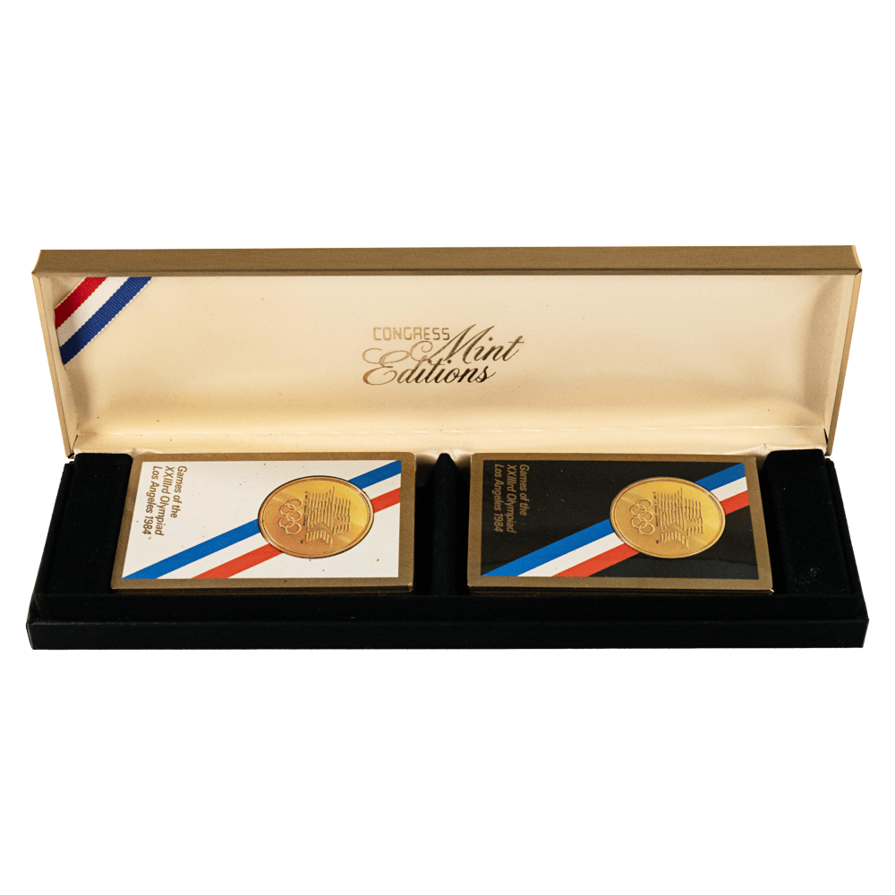 1984 Los Angeles Olympics Limited Edition Gold Playing Card Set
Gold & Silver Pawn Shop