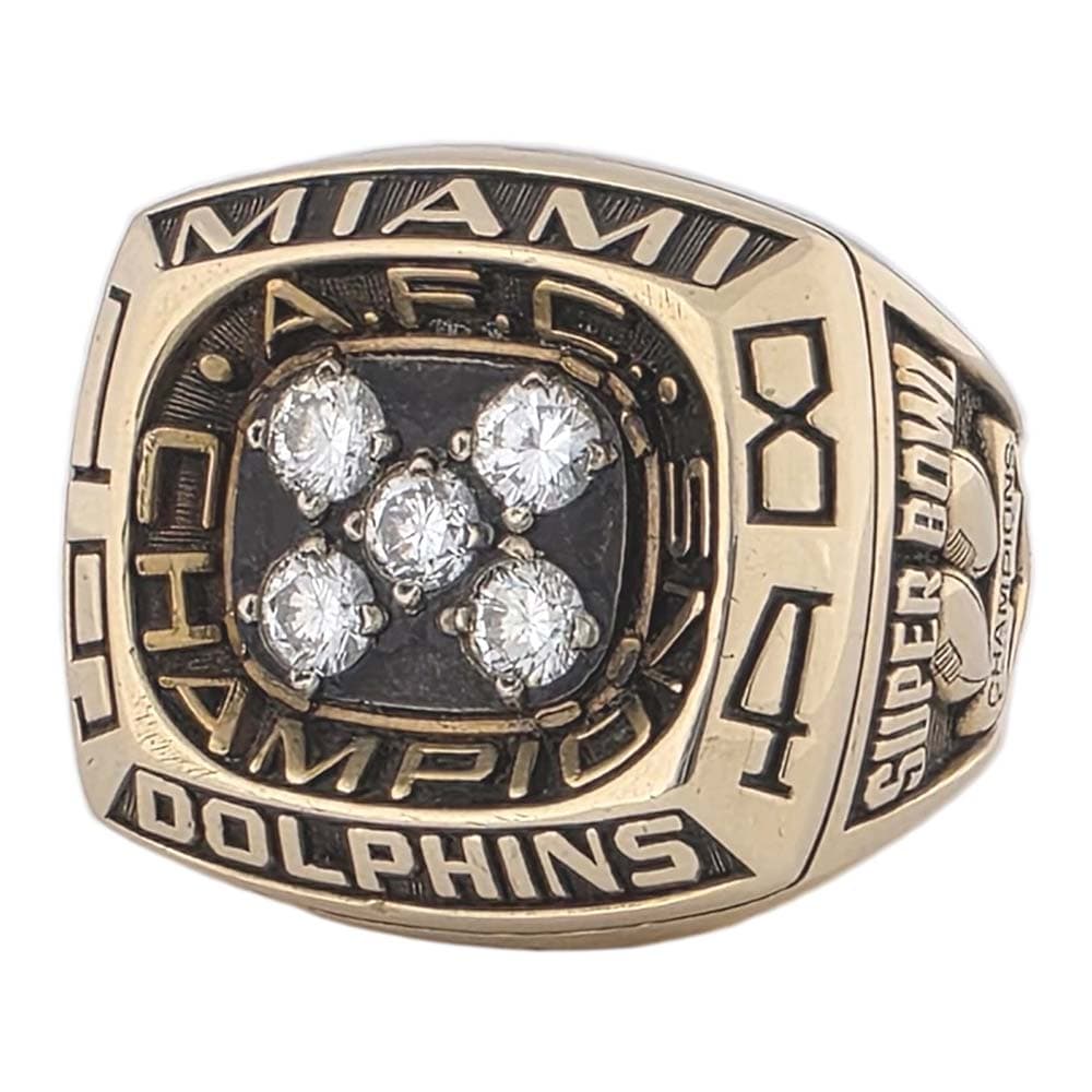 1984 Miami Dolphins AFC Championship Ring Gold & Silver Pawn Shop