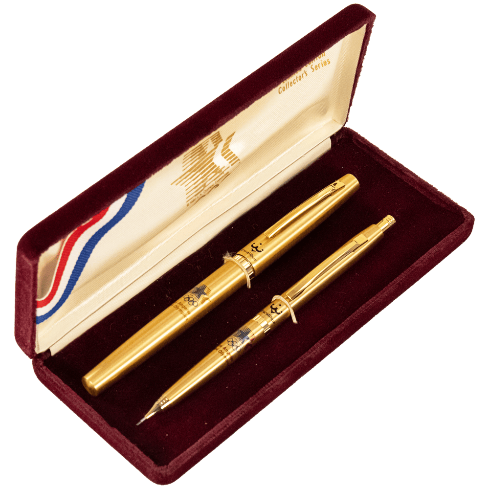 1984 Los Angeles Olympics Pentel Excalibur .7 Limited Edition Gold-Tone Pen & Pencil Set
Gold & Silver Pawn Shop