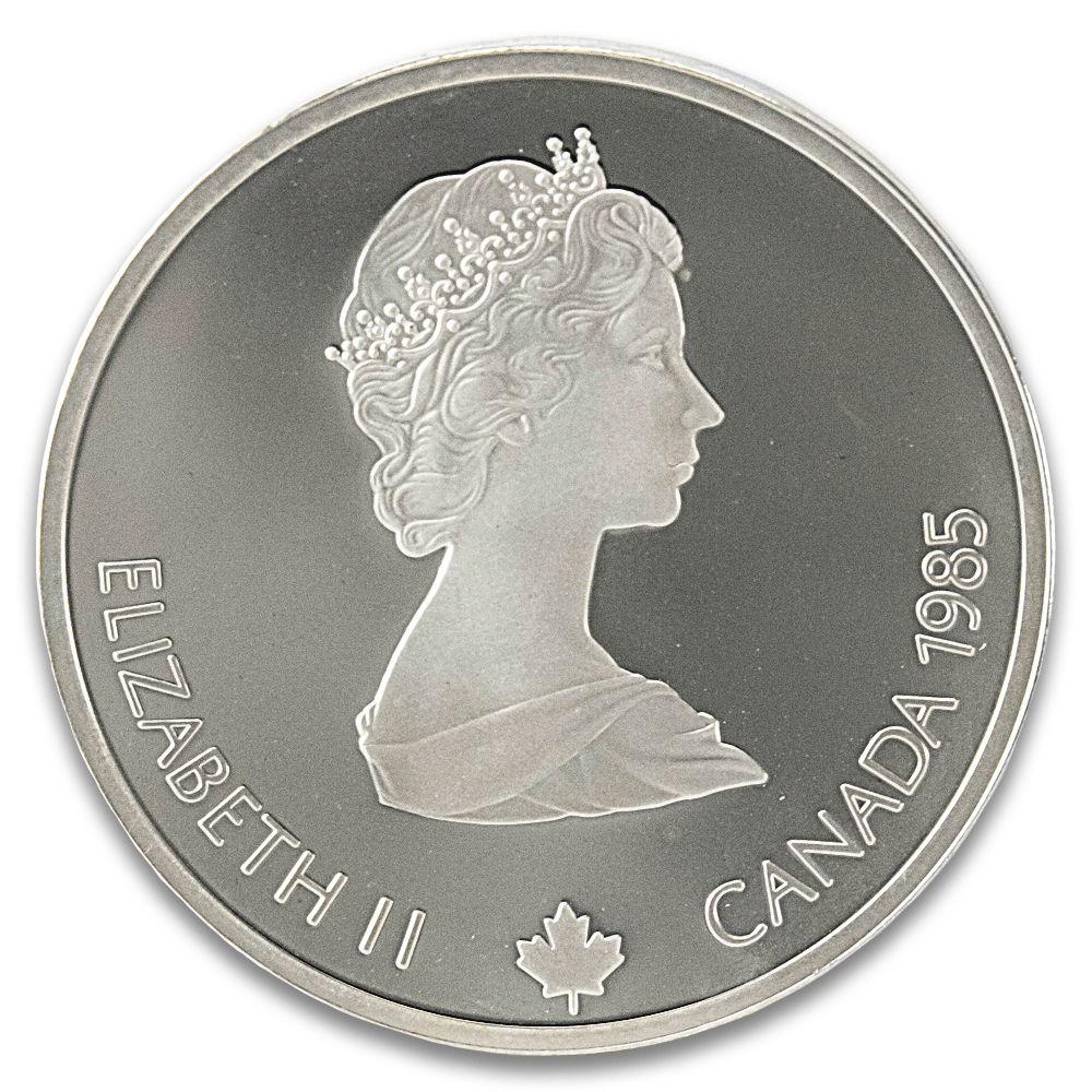 1985 $20 Calgary Olympics Speed Skating Silver Coin
Gold & Silver Pawn Shop