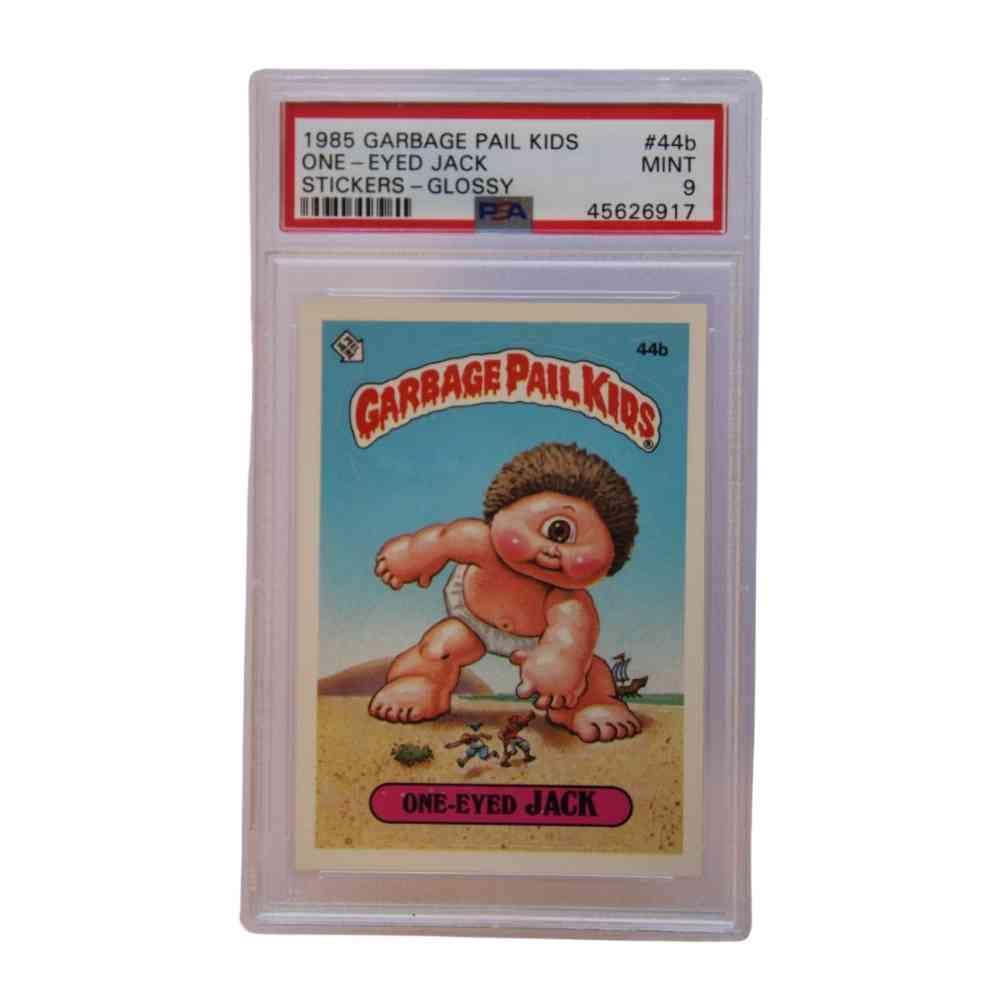 1985 Garbage Pail Kids PSA 9 One-Eyed Jack - Sticker Glossy Thumbnail