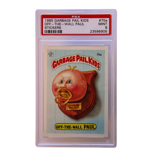 1985 Garbage Pail Kids PSA Grade Mint 9 Off-The-Wall Paul