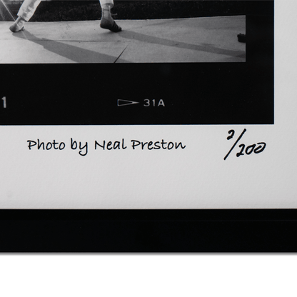 Neal Preston: Freddie Mercury, Wembley Stadium 1986 Proof Strip Art Gold & Silver Pawn Shop