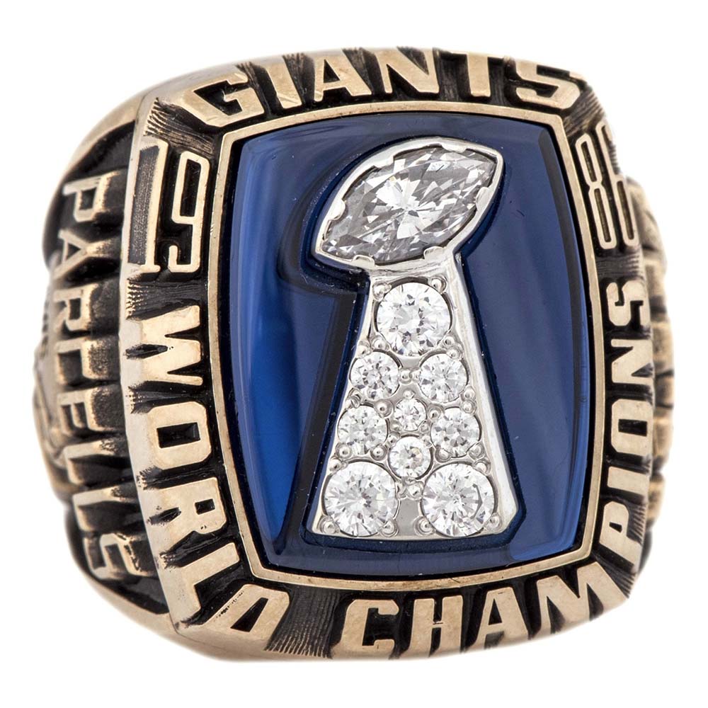 1986 New York Giants Super Bowl Ring Gold & Silver Pawn Shop