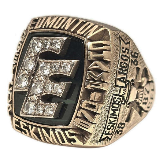 1987 Edmonton Eskimos Grey Cup ring Gold & Silver Pawn Shop