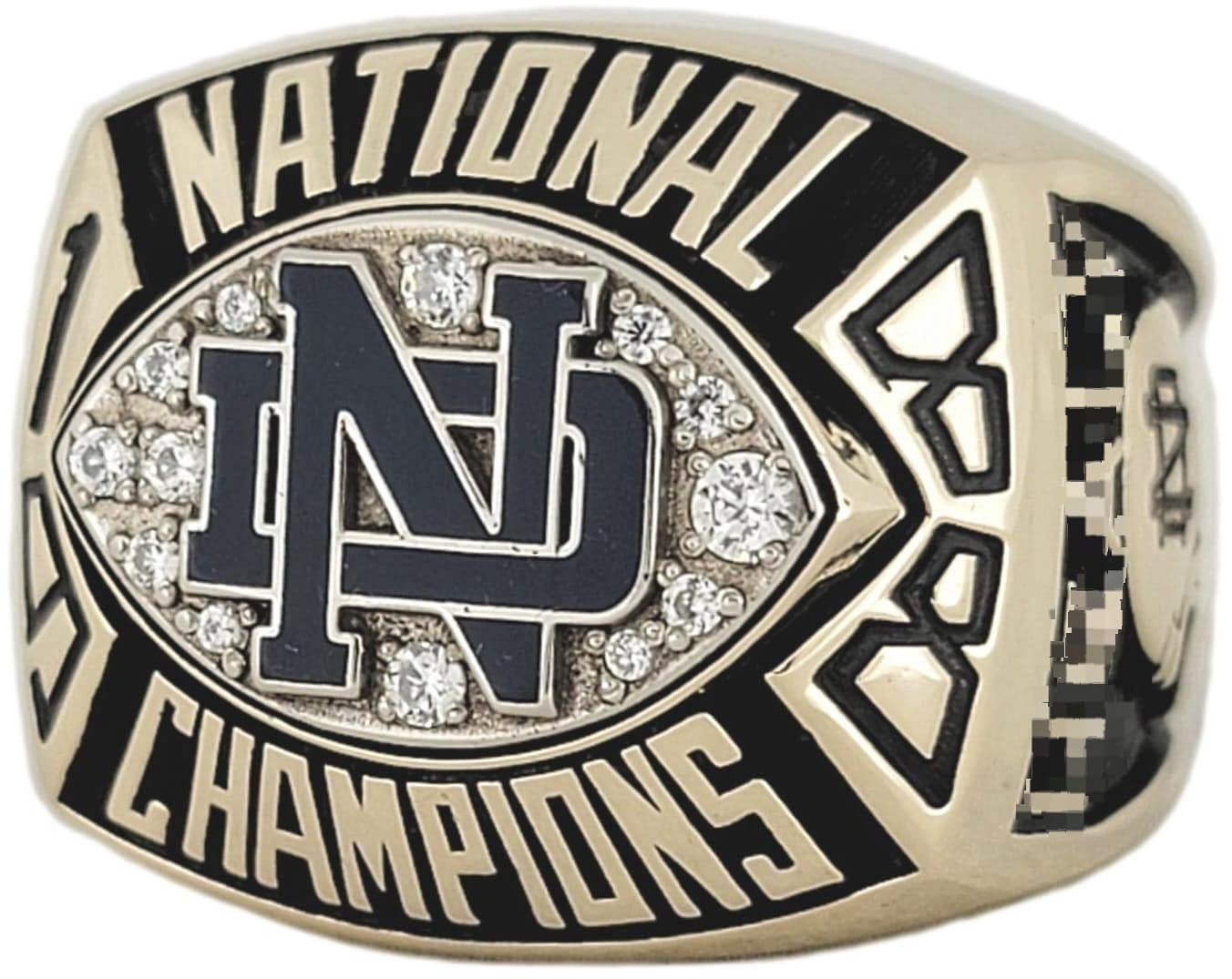 1988 Notre Dame NCAA Football Championship Ring Alt