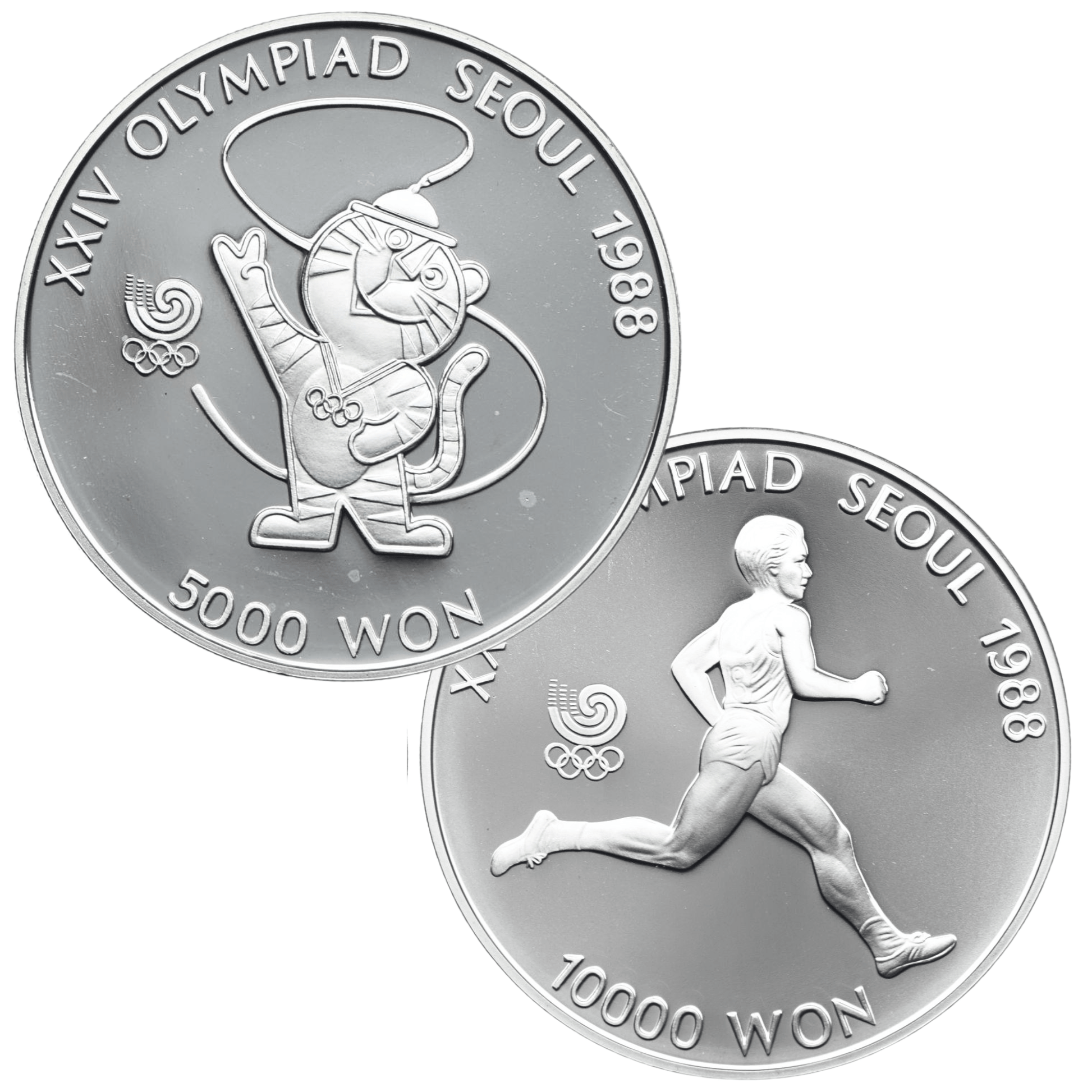 1988 South Korea Olympics Seoul 5000 & 10000 Won Coin Gold & Silver Pawn Shop