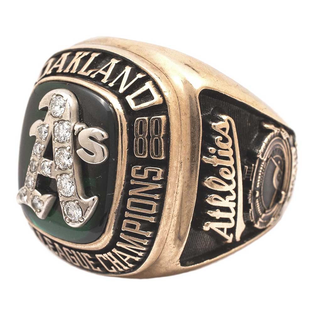 1988 Oakland Athletics AL Championship Ring