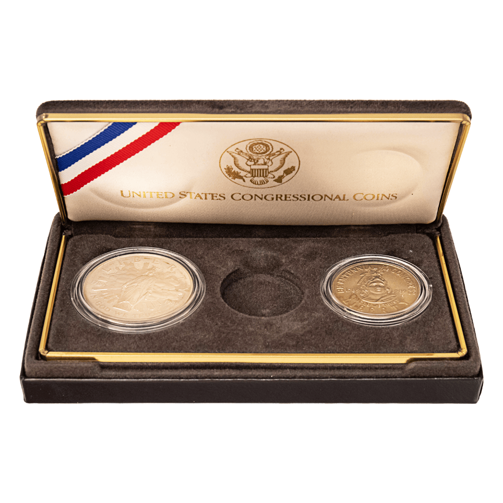 1989 U.S. Mint Congressional Bicentennial 2-Coin Proof Set
Gold & Silver Pawn Shop