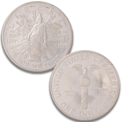1989 U.S. Mint Congressional Bicentennial 2-Coin Proof Set
Gold & Silver Pawn Shop