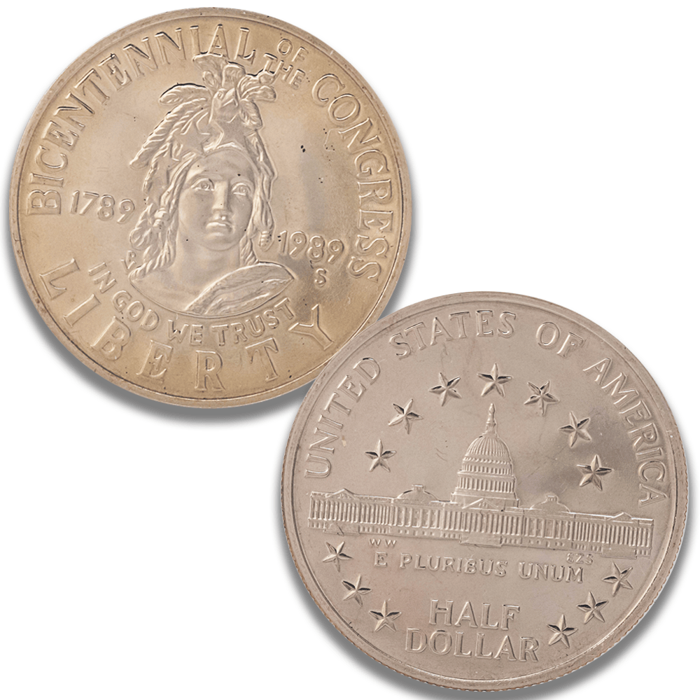 1989 U.S. Mint Congressional Bicentennial 2-Coin Proof Set
Gold & Silver Pawn Shop