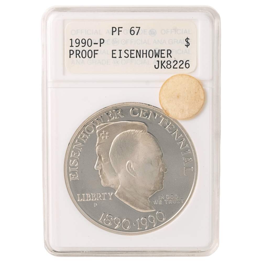 1990-P Eisenhower Centennial Silver Dollar ANA PF67
Gold & Silver Pawn Shop