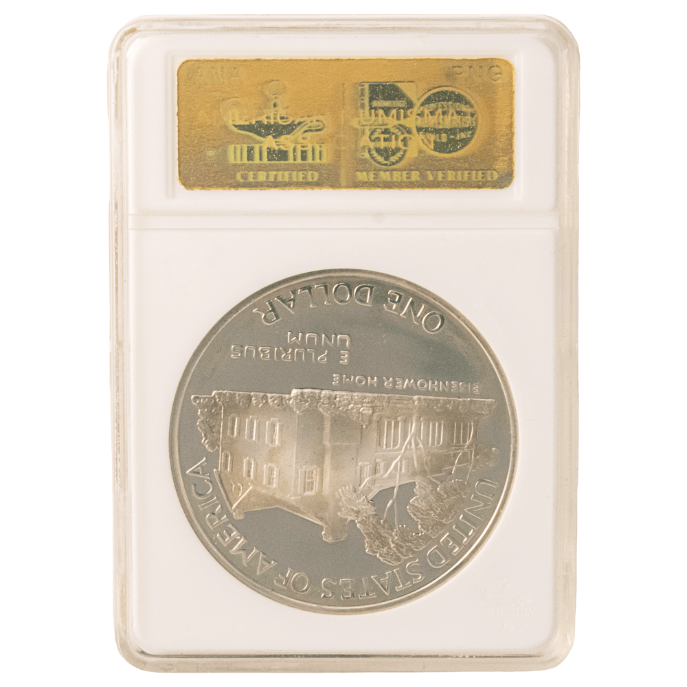 1990-P Eisenhower Centennial Silver Dollar ANA PF67
Gold & Silver Pawn Shop