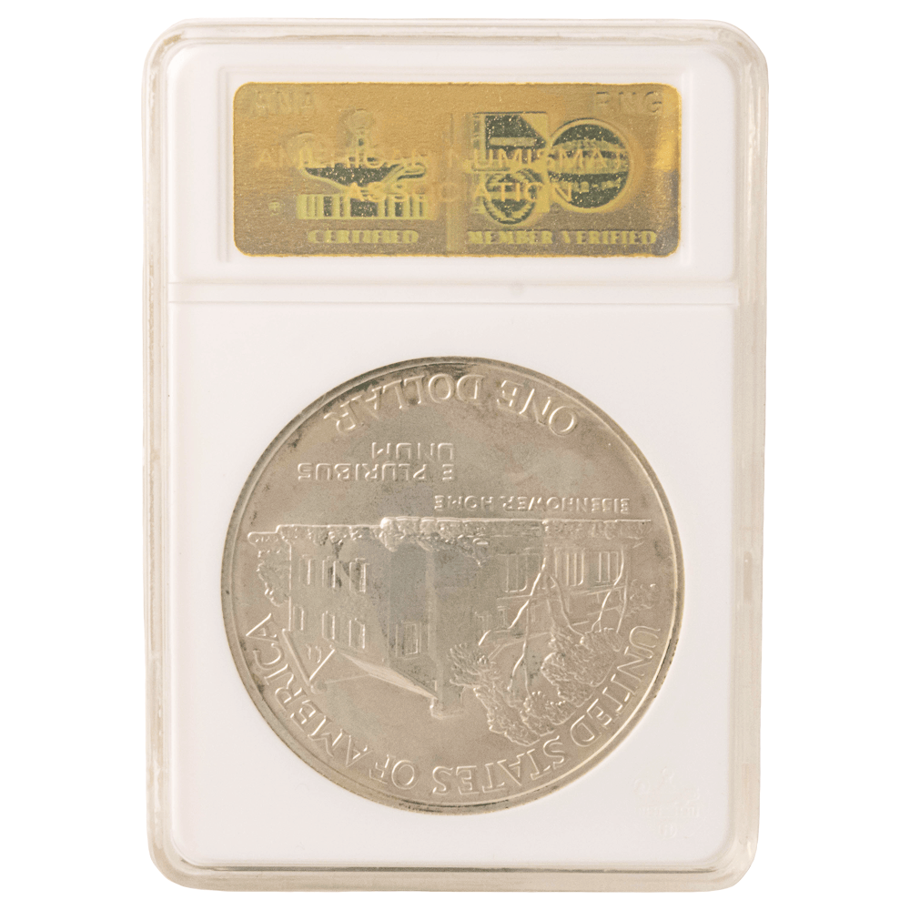 1990-W Eisenhower Centennial Silver Dollar ANA MS68
Gold & Silver Pawn Shop