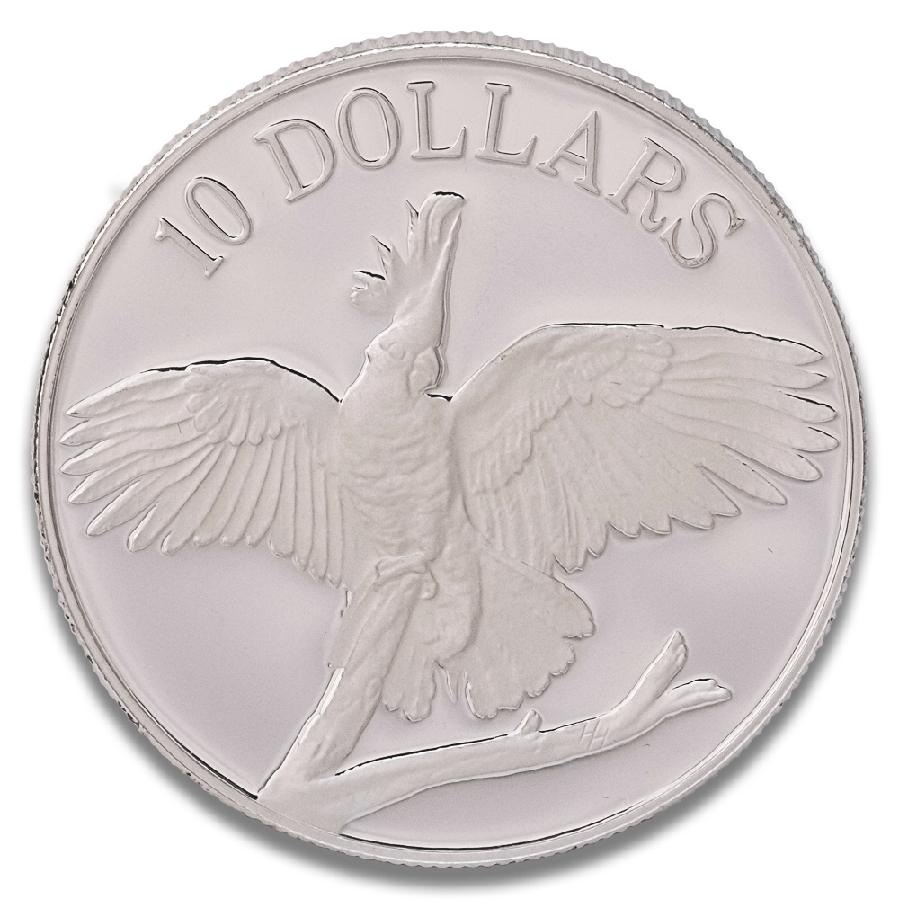 1990 Australia $10 Cockatoo Silver Proof Coin
Gold & Silver Pawn Shop