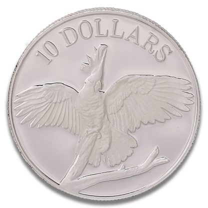 1990 Australia $10 Cockatoo Silver Proof Coin
Gold & Silver Pawn Shop