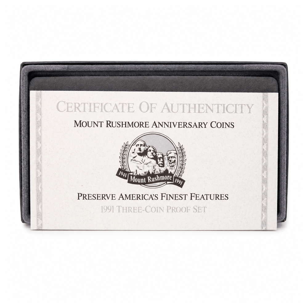 1991 U.S. Mint Mount Rushmore Anniversary 2-Coin Proof Set
Gold & Silver Pawn Shop