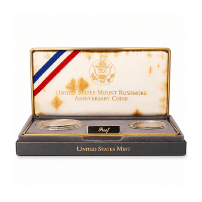 1991 U.S. Mint Mount Rushmore Anniversary 2-Coin Proof Set
Gold & Silver Pawn Shop
