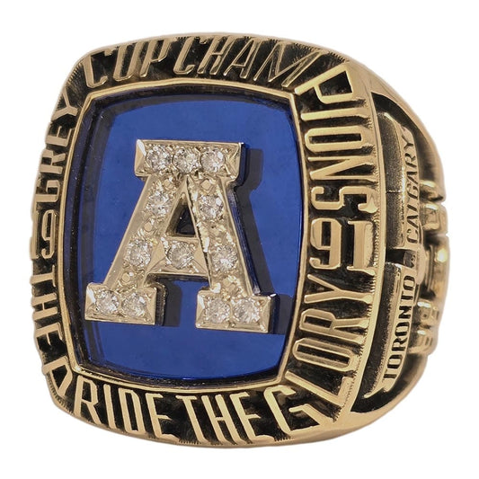 1991 Toronto Argonauts Grey Cup Ring Gold & Silver Pawn Shop