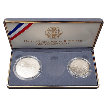 1991 U.S. Mint Mount Rushmore Anniversary 2-Coin Proof Set
Gold & Silver Pawn Shop