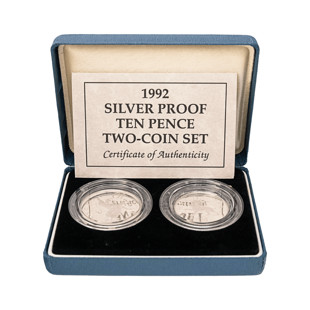 1992 Ten Pence Silver Proof Two-Coin Set
Gold & Silver Pawn Shop